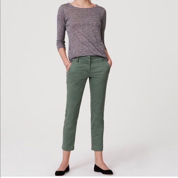LOFT Pants - LOFT skinny cropped chinos